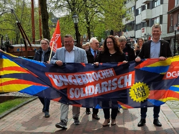 1. Mai 2024 Mehr Lohn, Freizeit, Sicherheit